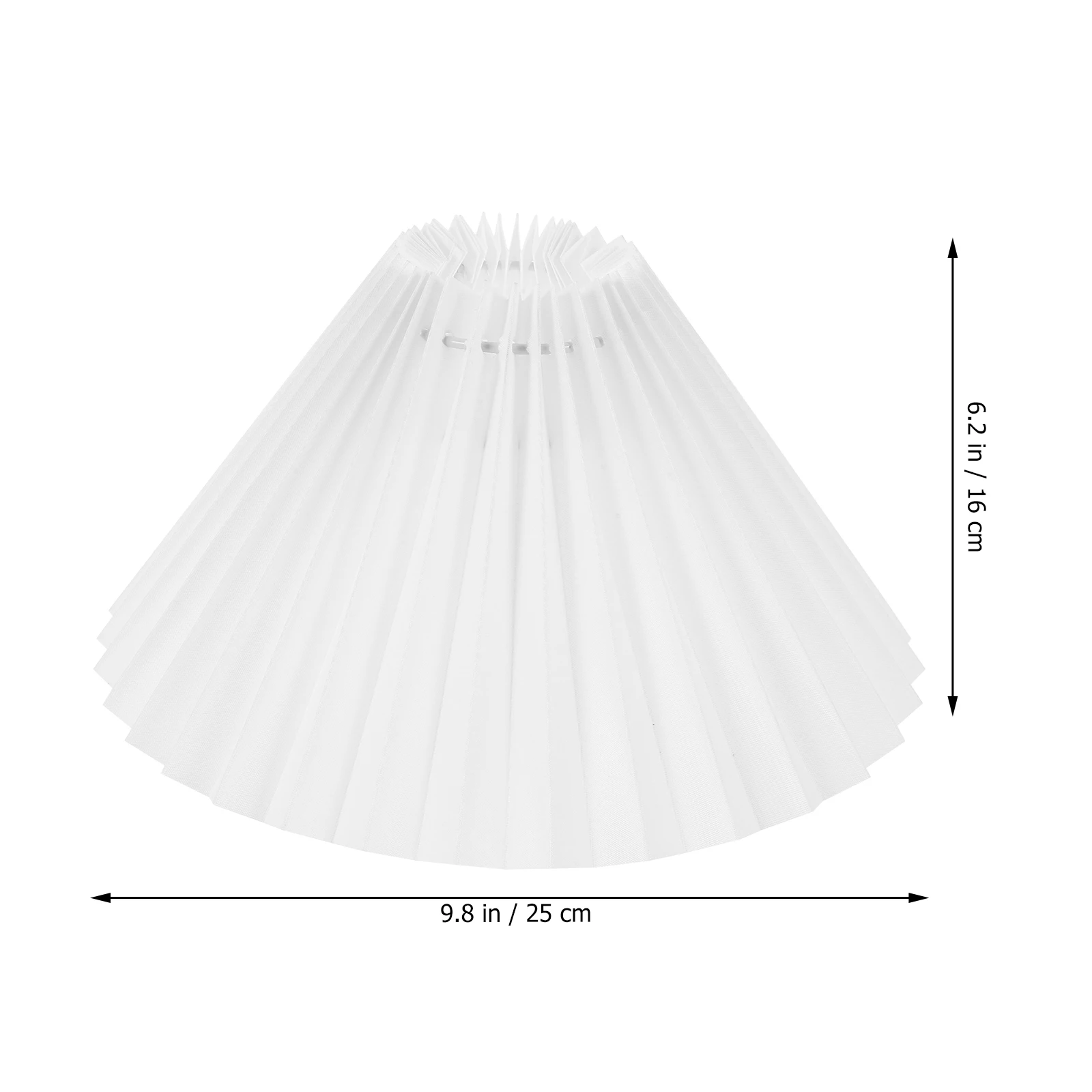 

Premium Pleated Lamp Shade Accordion Floor Light Cover Beige Iron Decorative Bedroom Living Room Office Cozy Eye Protection
