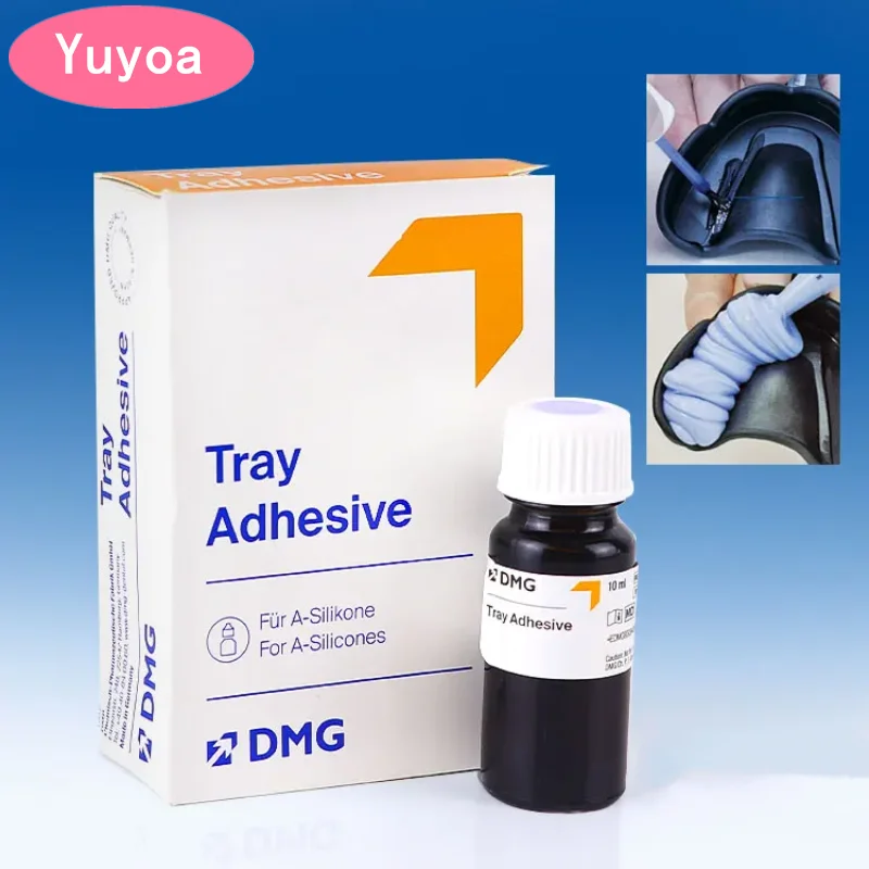 

10ml/bottle Dental Tray Adhesive for Impression A Silicone Glue Metal/Plastic Trays Sink Dentistry Materials