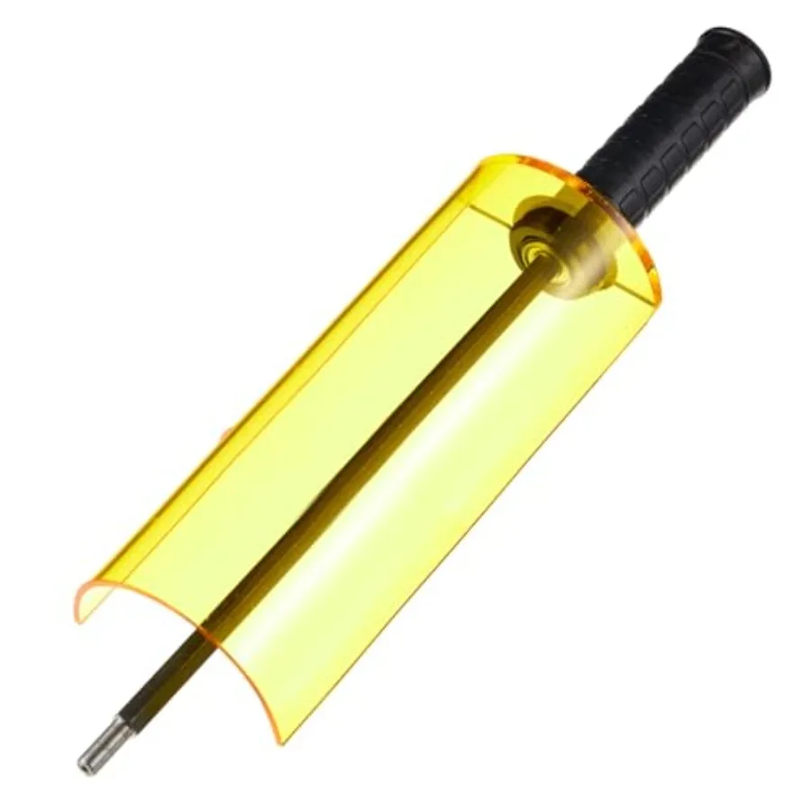 

Snowboard Ski Rotary Brush Control Handle Snowboard Ski Wax Rotary Brush Safety Shield Hood