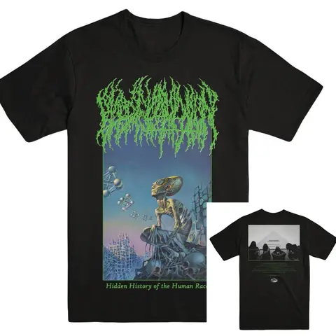 BLOOD INCANTATION Hidden History of The Human Race Band T-Shirt Cotton Graphic Tee Men Women Summer Streetwear
