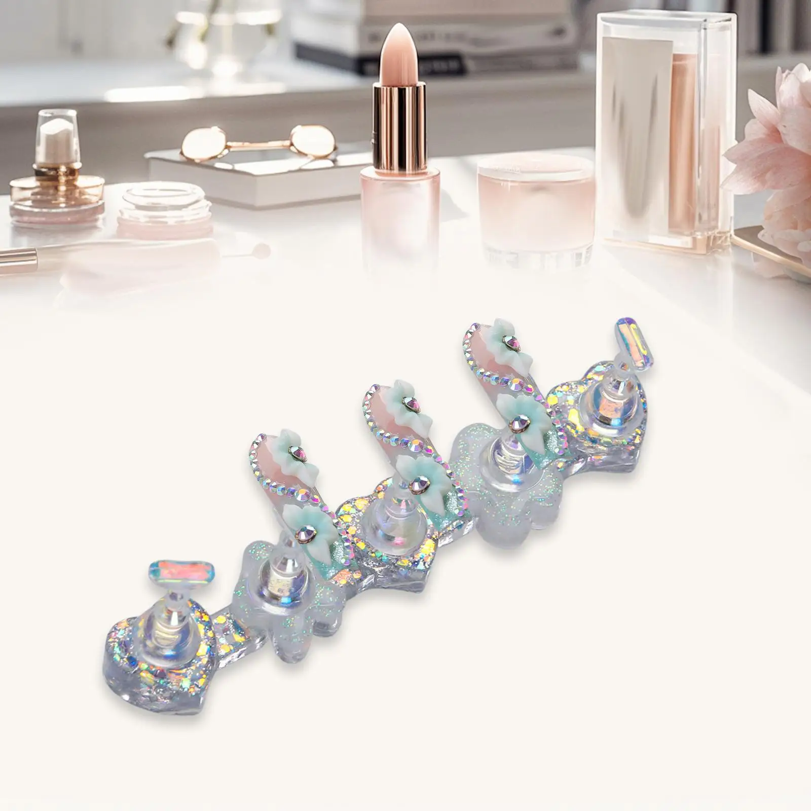 Nail Stand Nail Holder for Painting Display,Stable,Lightweight Accessories,,Essentials,for Home Supplies