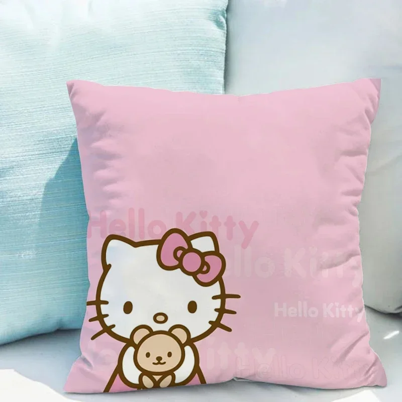 Decorative Cushions 45x45 Cat Cover Pillowcase Sofa Decoration Living Room Couch pillowcase for Bedroom  40x40 Cushion