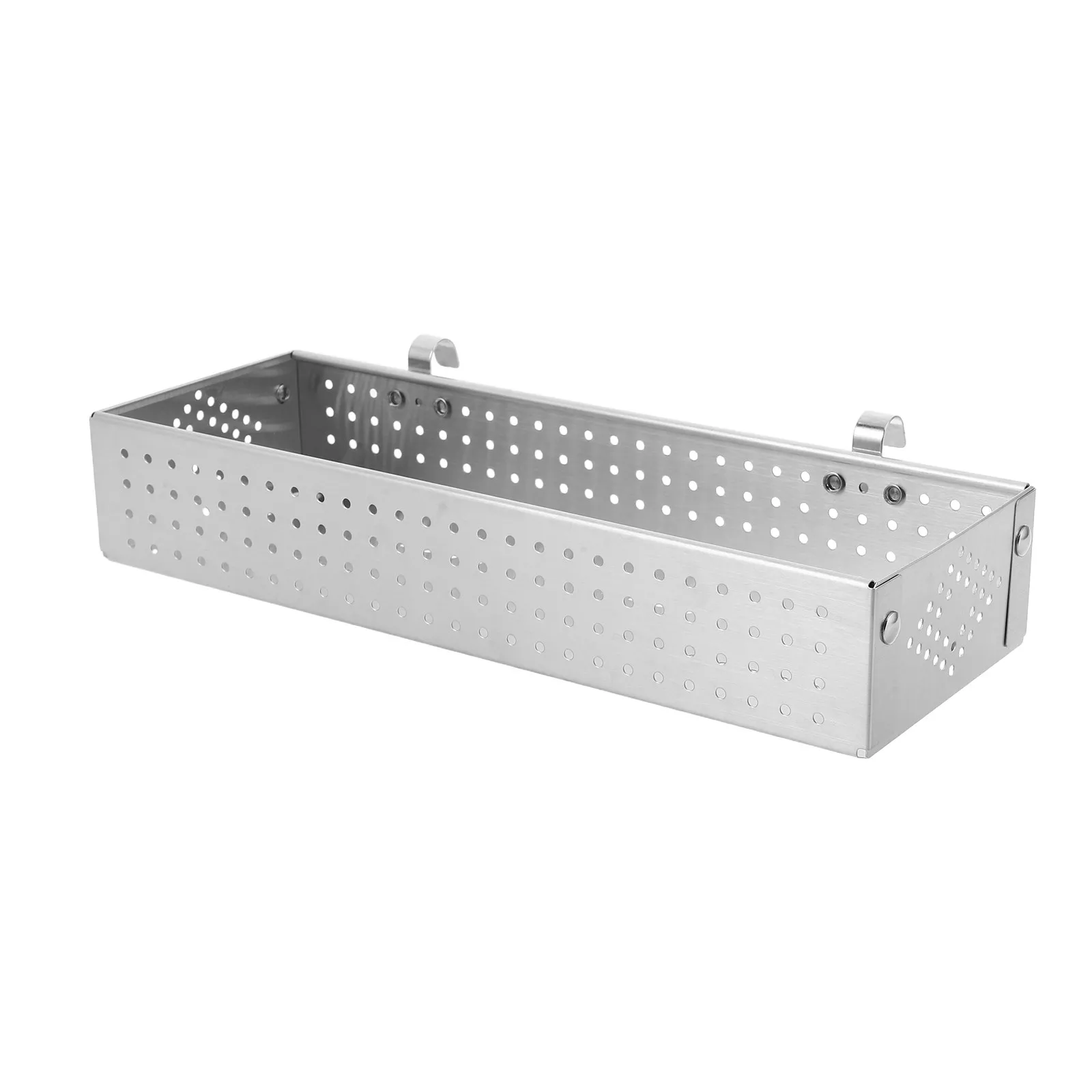 Stainless Steel Chopsticks Organizer Hanging Basket Drainage Cutlery Holder Over Cabinet Door Kitchen Silverware Drying Rack