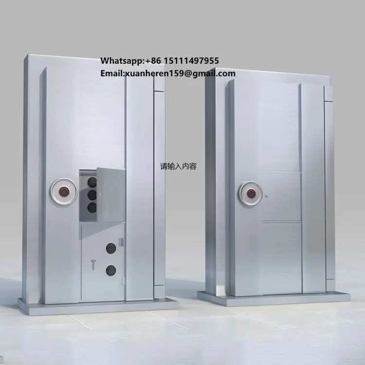

JINGYE Customize Steel Security Doors Double Security Bank Steel Vault Door Metal Vault Safe Door
