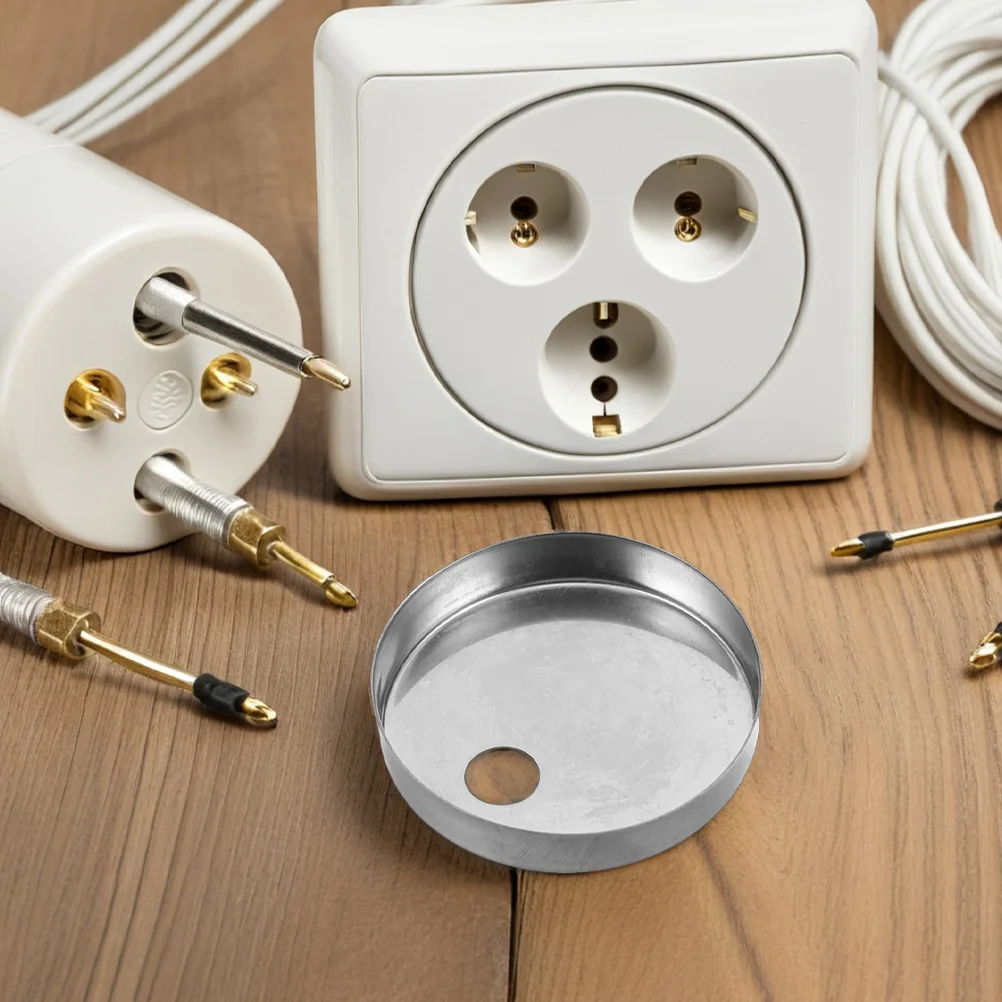 

4Pcs Toilet Seat Screw Covers Stainless Steel Decorative Bolt Caps Easy to Install and Remove for Bathroom Safety Fixture