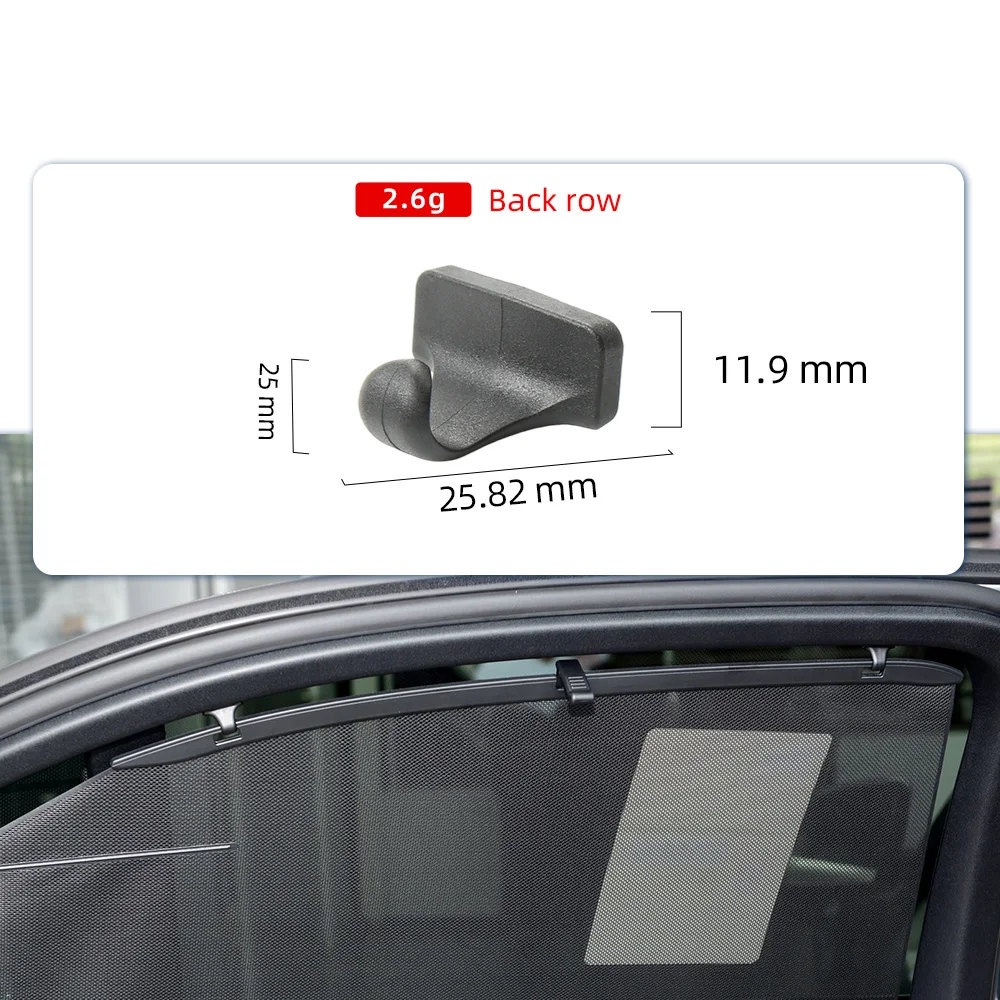 

Sunshade Hook Locking Pad For Mercedes Benz C GLC W205 W253 Car Rear Shade Curtain Handle Curtain Hook Handle Buckle Fixing Clip