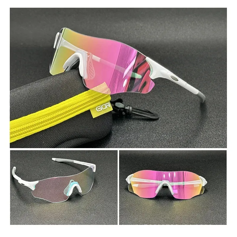 

Спортивные солнцезащитные очки с эффектом изменения цвета, унисекс, UV400, для велоспорта, пешего туризма, альпинизма, рыбалки, езды на велосипеде