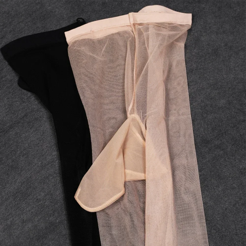 

1pc Sexy Men's Mesh Breathable Seamless Pantyhose Transparent Stockings Underwear Sheath Pouch Lingerie Leggings