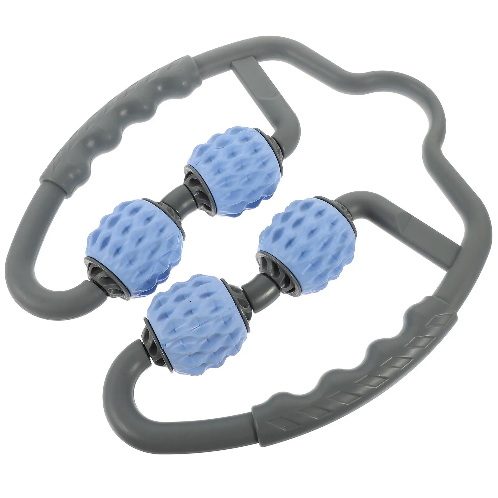 

Muscle Massage Roller Leg Massager Adjustable Width Dual Texture Self-Massage Trigger Point for Pain Relief Portable Use At Home