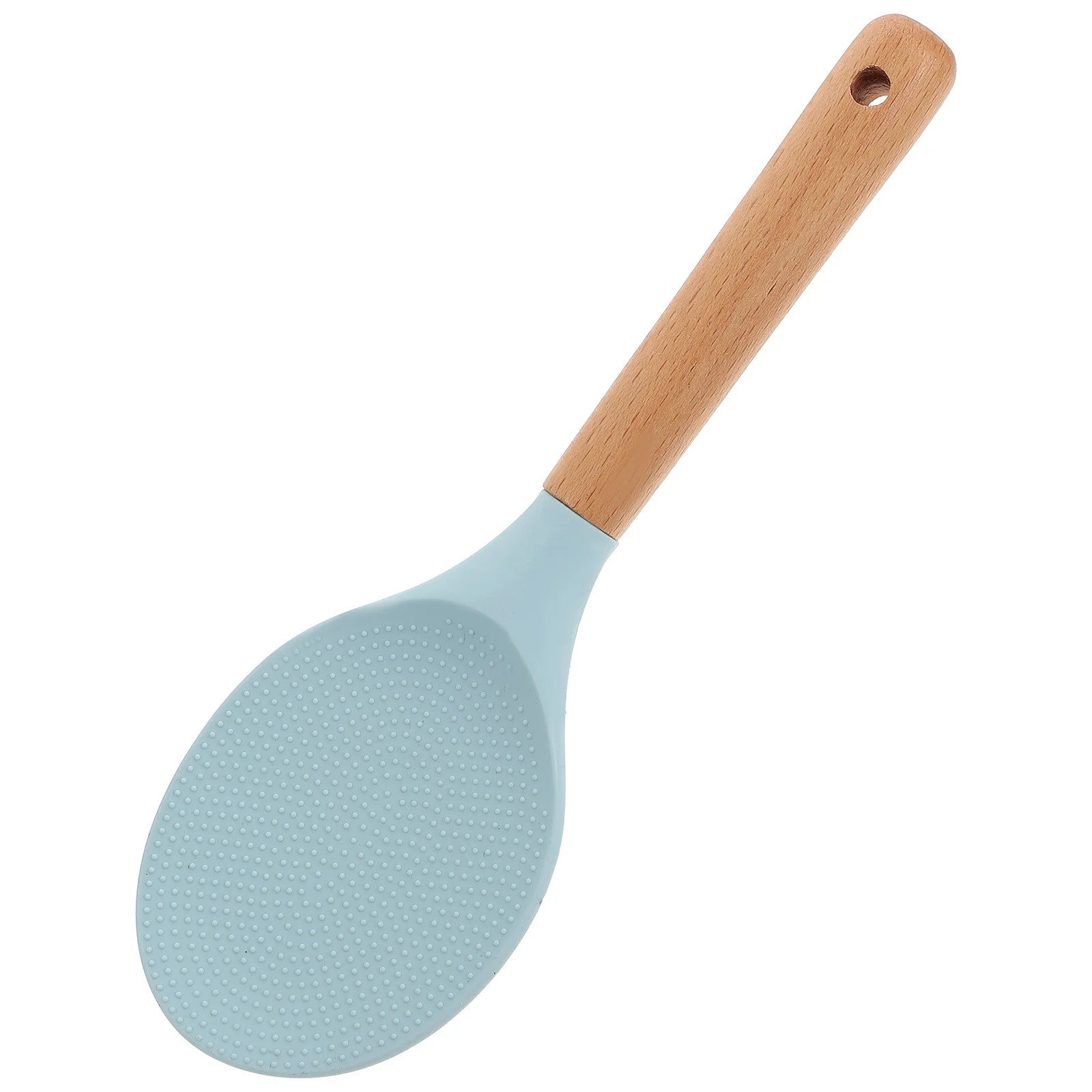 

Домашняя ложка из полипропилена, деревянная, с антипригарным покрытием, гладкая поверхность, легкий совок, чистая кухонная ложка для риса, лопатка для риса для домашнего использования
