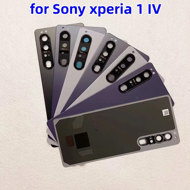 

Back Glass back cover case for Sony XPERIA 1iV Mark4 X1IV XQ-CT72 battery Housing Cover Repair Parts Door XPERIA1iV back cover