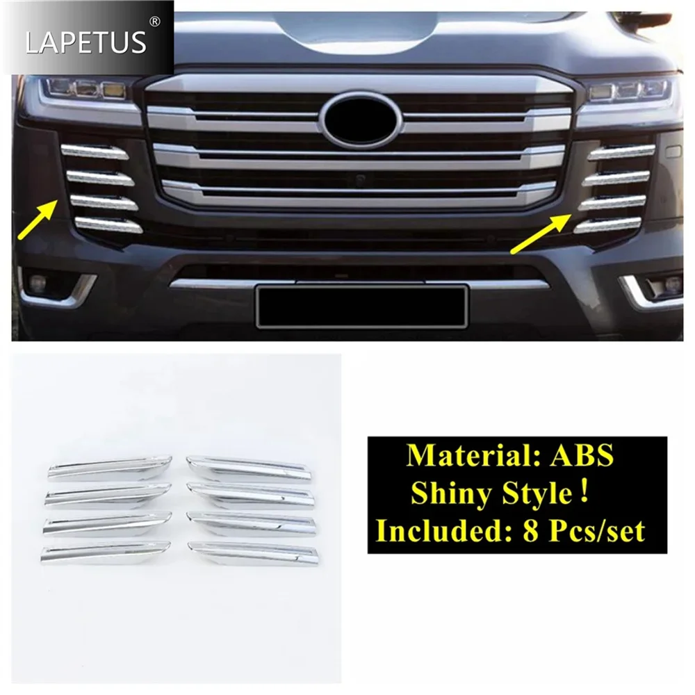 

Car Exterior Refit Kit Front Fog Lights Lamps Eyelid Strip Stripes Cover Trim For Toyota Land Cruiser 300 2021 - 2024 2025 Lc300