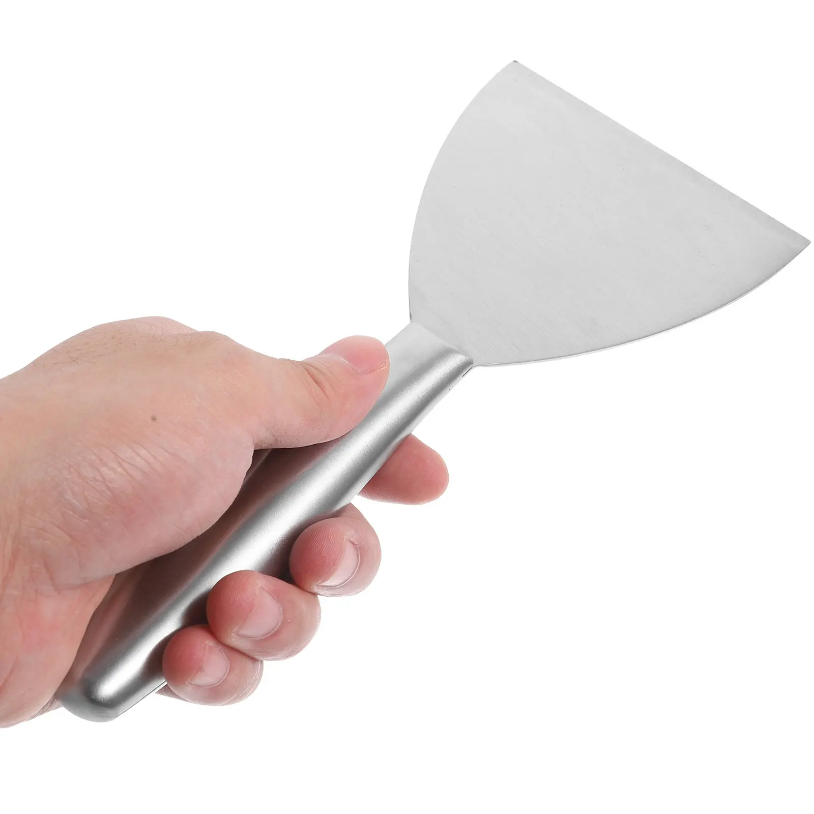 Heavy Duty Stainless Steel Scraping Tool for Stubborn Stains Oil Grease Paint Adhesive Wallpaper Removal Kitchen Floor Wall