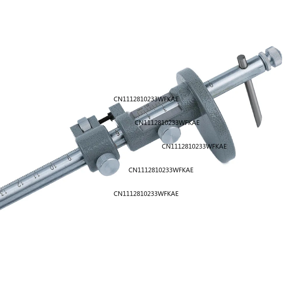 200-300-400-500Mm woodworking scriber stainless steel round plate scribing ruler round rod marking ruler