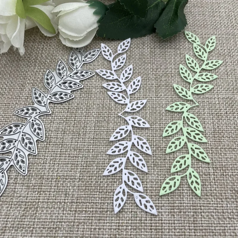 

Металлические вырубные формы-трафареты для декоративной резки в виде листовых узоров для скрапбукинга, тиснения и рукоделия
