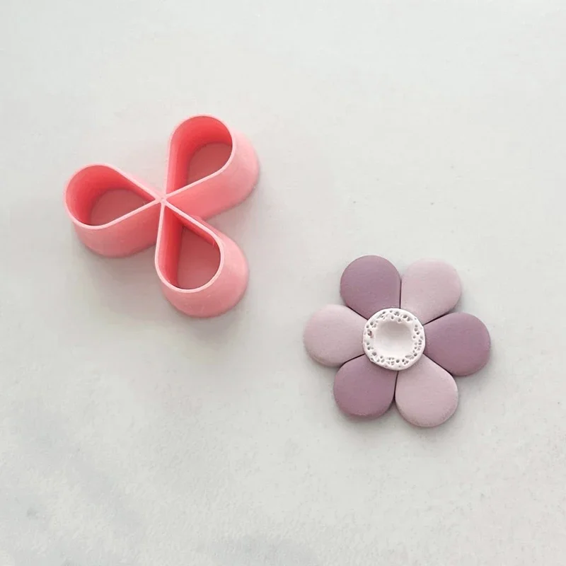 Soft Pottery Earrings Polymer Clay Cutters Spring Series Flower Earrings Clay Molds Handmade Earring Jewelry Pendant Clay Tools