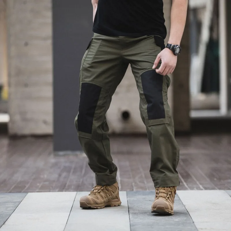 Military Tactical Cargo Pants Men Army Training Trousers Multi Pockets Wear-Resistant Waterproof Pant Male Hiking Casual Pants