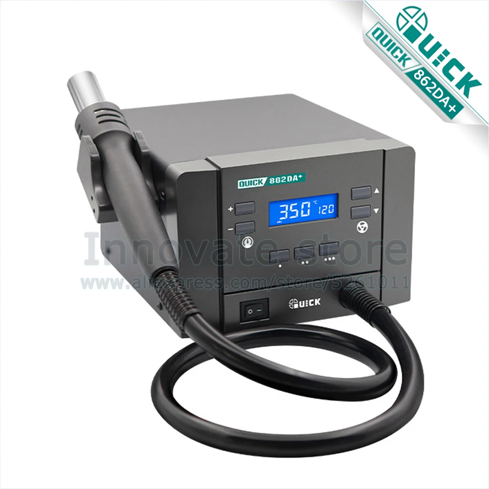 

Soldering Stations QUICK 862DA+ Hot Air Gun Rework Stations Heat Gun welding station Hot Air Disassembly For BGA SMD Repair