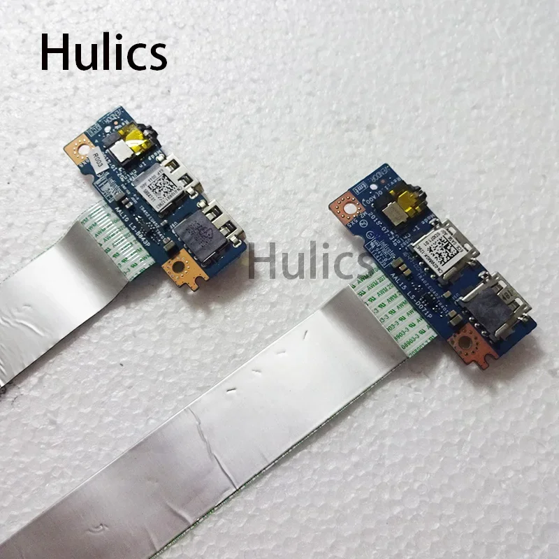 Hulics Used For Dell 5555 5558 5758 5566 3558 USB AUDIO BOARD With Cable CN-010R81 010R81 10R81 LS-B843P LS-D071P CN-02WMGK