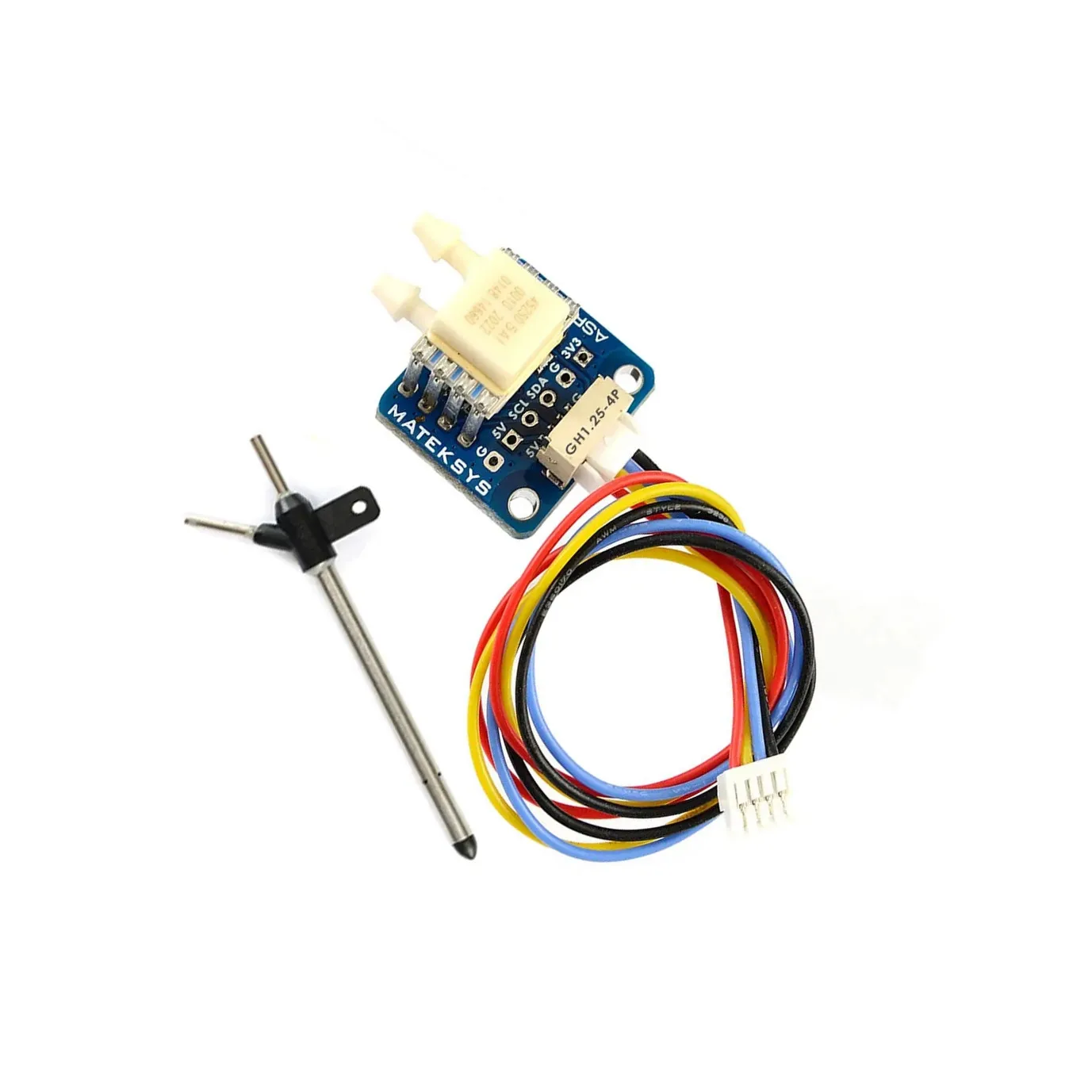 MATEK ASPD-4525 DIGITAL AIRSPEED SENSOR 4~6V DC for F405-WING F411-WING F722-Wing Flight Controllers RC FPV Racing Drone