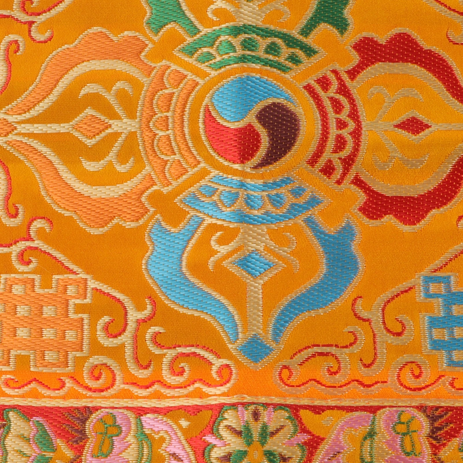 

Cloth Embroidered Table Cover Zen Scriptures Brocade Wrapping Durable Anti-Fading Clean Home Office Temple Supply