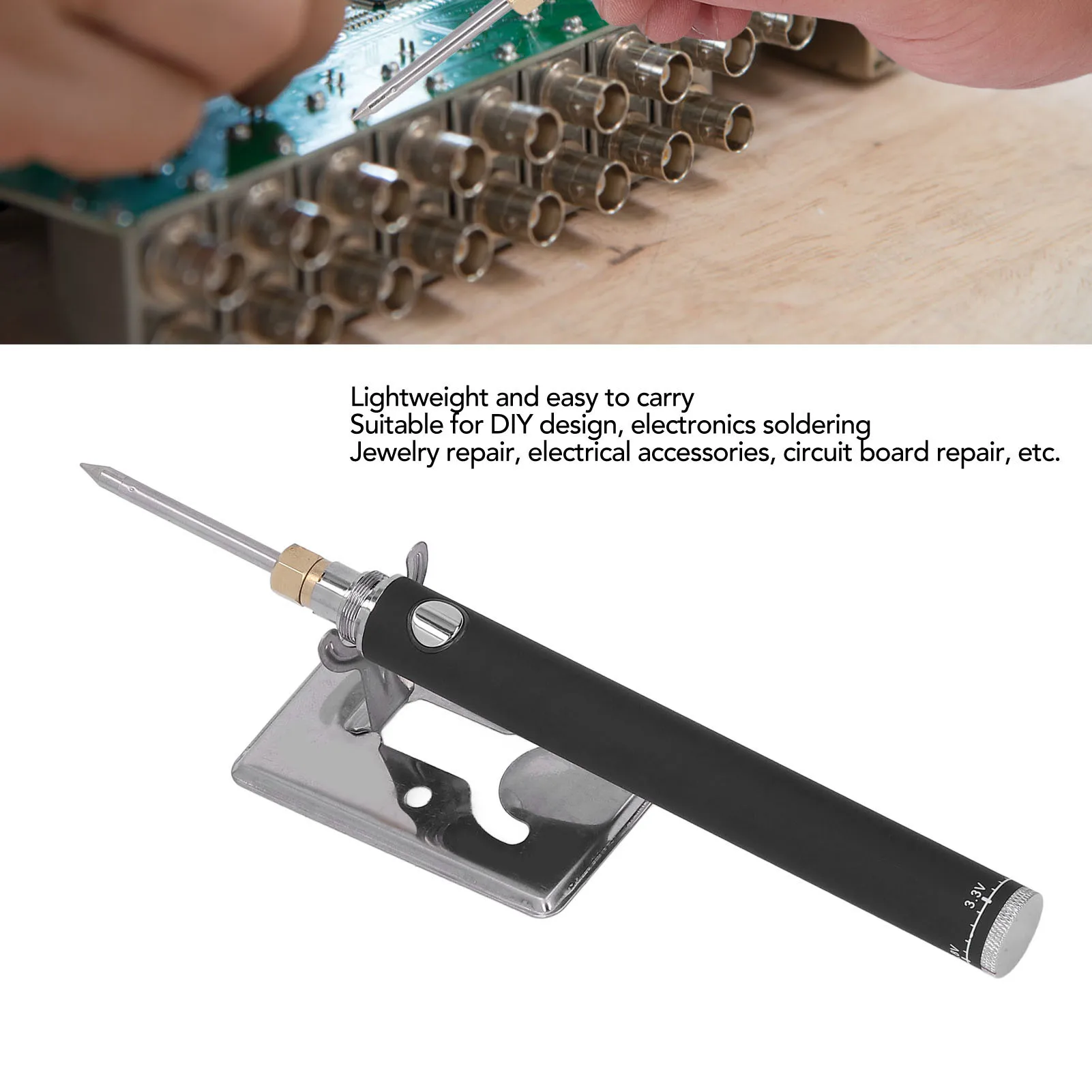 

USB Soldering Iron Wireless Charging Welding Tool Portable Battery Powered for Indoor Outdoor