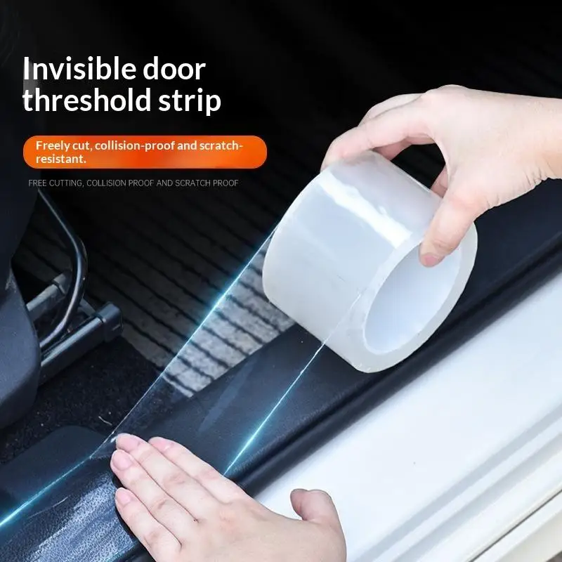 Transparent Bicycle Frame Protector Tape 7CM 5M Invisible Scratch Resistant Cycling Decoration