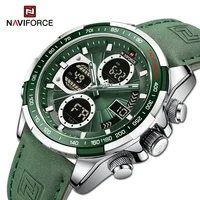 NAVIFORCE-relojes deportivos para hombre, reloj de pulsera de acero inoxidable dorado de lujo, militar, masculino,reloj hombre dorado,reloj hombre marca de lujo,relojes digitales para hombre,regalos hombre originales