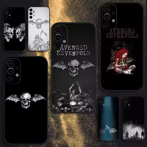 A-Avenged S-Sevenfold Rock Band Phone Case For Samsung S25,S24,S21,S22,S23,S30,Ultra,S20,Plus,Fe,Lite,Note,10,9,5G Black Cover