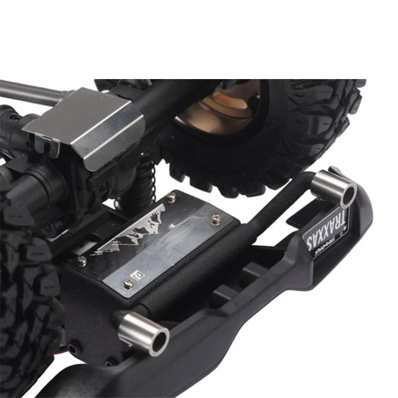 TRX4-M Algemene Metalen Simulatie Brandstoftank + Uitlaatpijp voor 1/18 RC Crawler Auto Traxxas TRX4M Defender Bronco D110 Diy Onderdelen