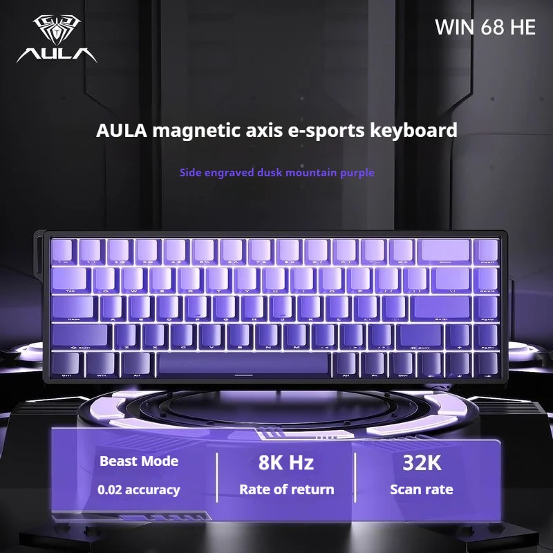 Why the AULA Win 68 HE Magnetic Axis Mechanical Keyboard RT00.02 Is the Ultimate Choice for Gamers and Typists in 2024