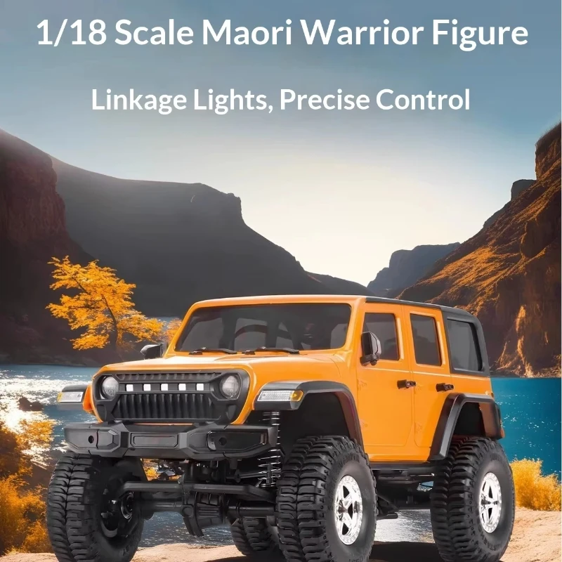 Nieuwe schaal 1:18 hydraulische schokabsorberende off-road RC auto vierwielaandrijving verstelbare snelheid klimvoertuig simulatie ontwerp