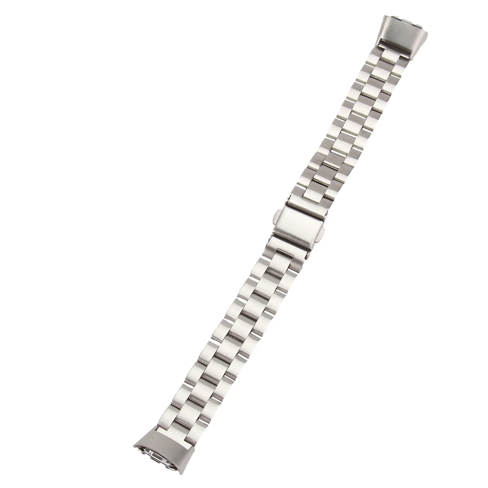 

Steel Watch Strap Replacement Compatible Fit R370 Easy Adjust Luxury Metal Wristband Silver Color Steel Watch Band