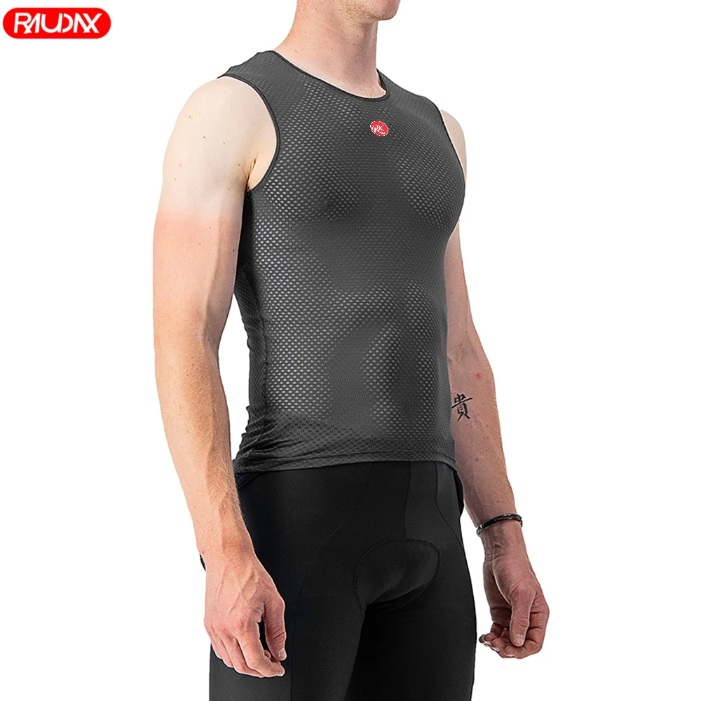 Raudax Cycling Base Layer Vest Sleeveless Quick Dry Shirts Running Mtb Breathable Mountain Bike Sleeveless Cycling Vest Ciclismo