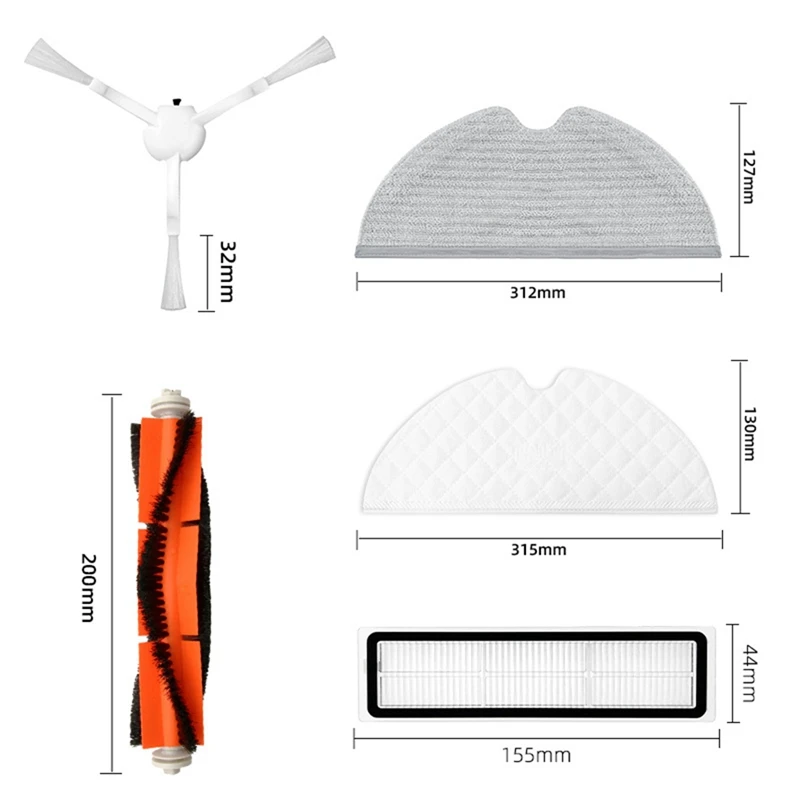 Ersatz kits für Dreame Bot l10pro d9 Roboter Staubsauger Ersatzteile Zubehör