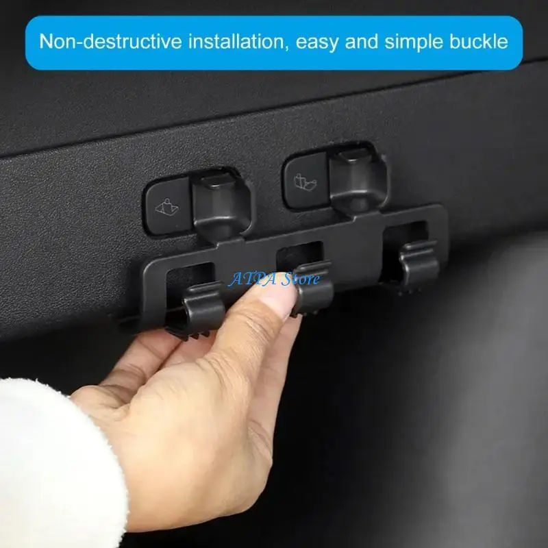 

U13C Rear Trunk Hook for Model 21-24 Rear Trunk Grocery Bag Hanger Holder Hooks 20kg Load Capacity Trunk