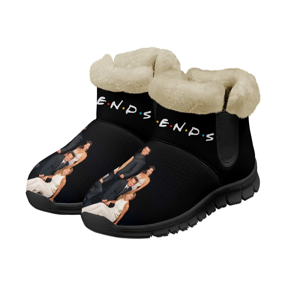 

Friends Snow Boots Central Perk Mens Womens Teenager Shoes Keep Warm High Quality Casual Lightweight Sports Custom Sneakers