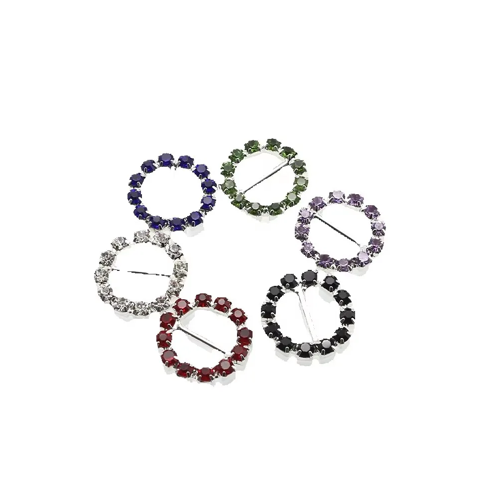 16mm 10Pcs/Set Variety color Crystal Rhinestone buttons Craft decorative Button Diy wedding Embellishment buckle