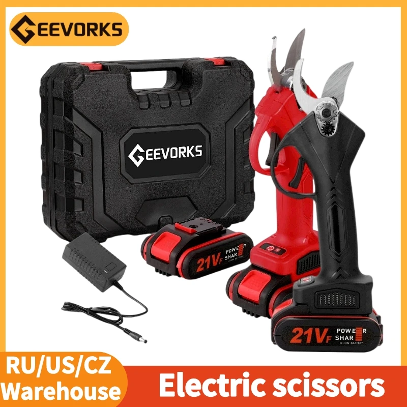 הכלי חשמלי ללא חוט Geevorks 21V 30 ממ – כלי יעיל לגזירה, עיבוד עצים ועיצוב גינה