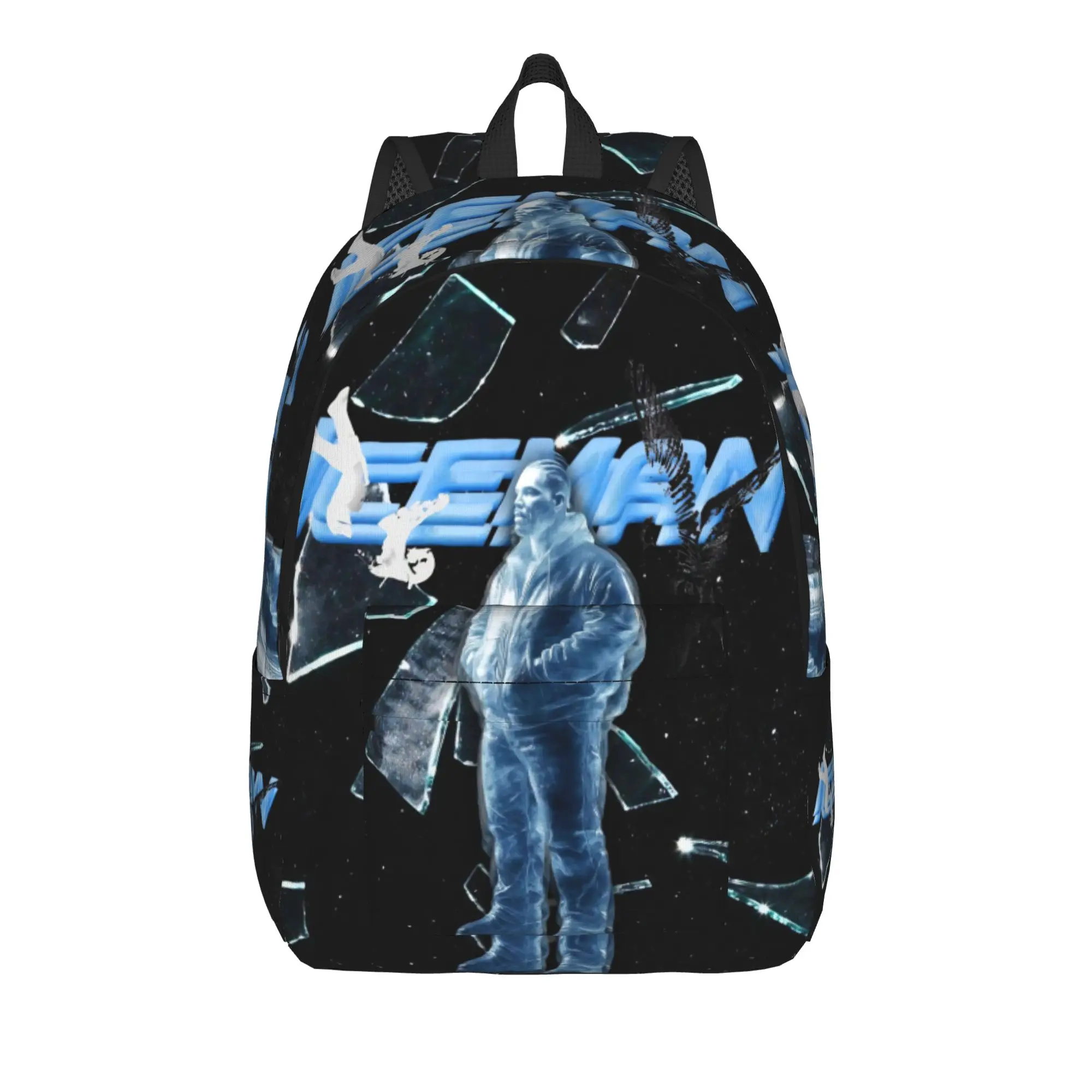 

Drake Iceman Album 2026 Casual Backpack Outdoor High School Hiking Travel Daypack for Men Women Laptop Computer Canvas Bags