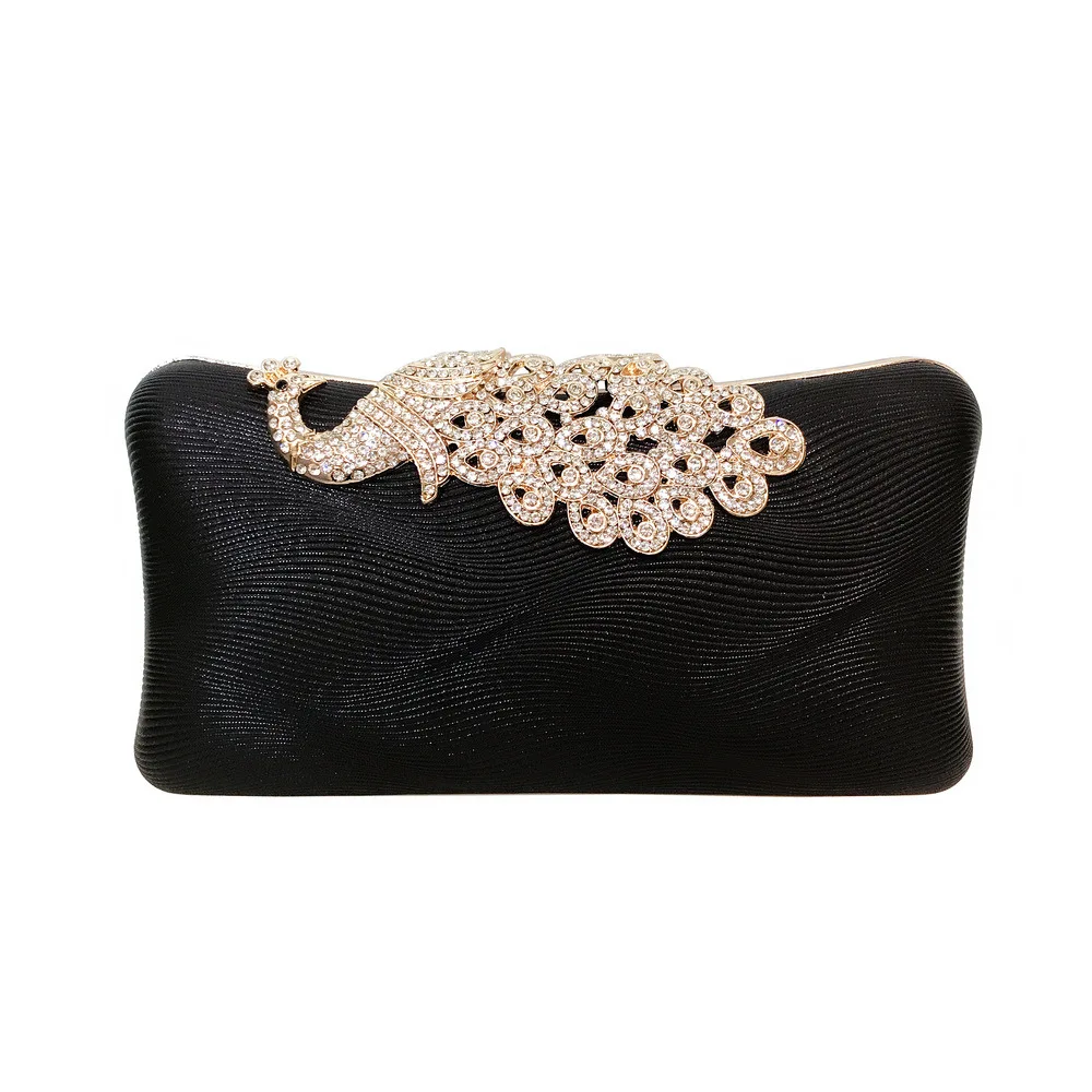 Velvet Luxury Women Evening Bags Rhinestones Flower Small Day Clutch Party Diamonds Lady Dress Shoulder Chain Handbags for Purse