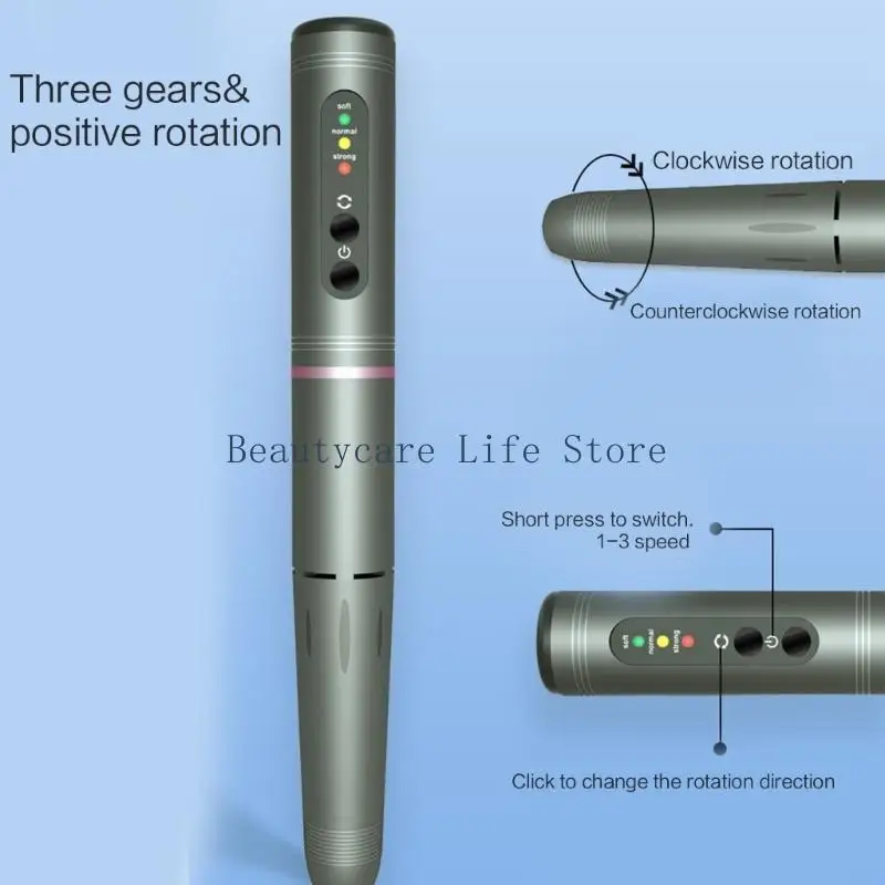 652C Tệp móng tay có thể sạc lại máy cắt cho móng tay làm móng tay