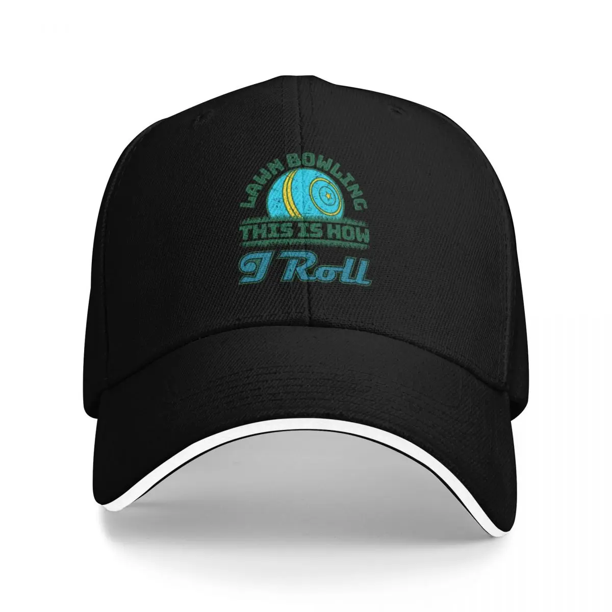 

Lawn Bowling This Is How I Roll Baseball Cap Golf Hat golf hat genuine Mens Caps Women's