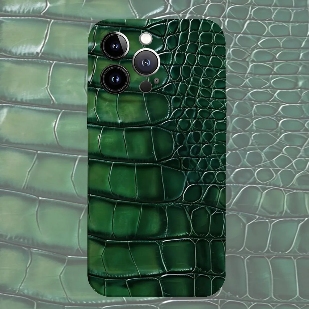 Colorful Crocodile Phone Case for Samsung Galaxy S20 S21 S22 S23 S24 S25 FE Plus Note20 Ultra 4G 5G Glossy Film Hard PC Cover