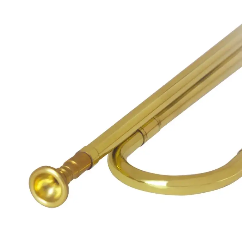 

R6FE Light Weight Brass Bugle Trumpets Practical Music Instrument For Players Offers Rich Sound And Easy Control