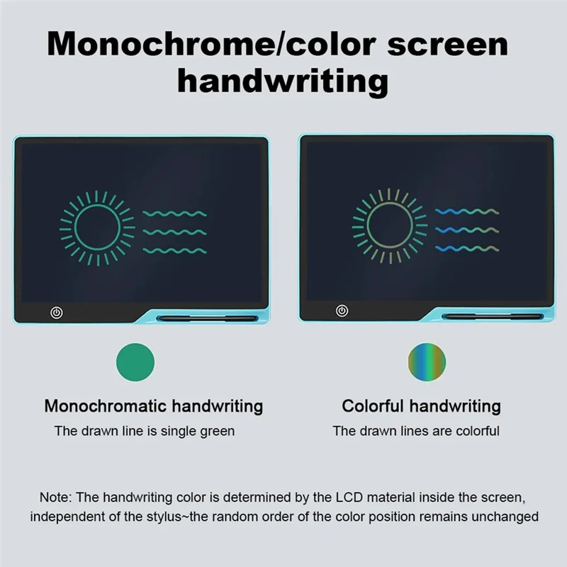 Tablero de escritura LCD de 20 pulgadas, pintura de escritura artística, herramientas educativas para niños y niñas, bebés y niños de 20 pulgadas