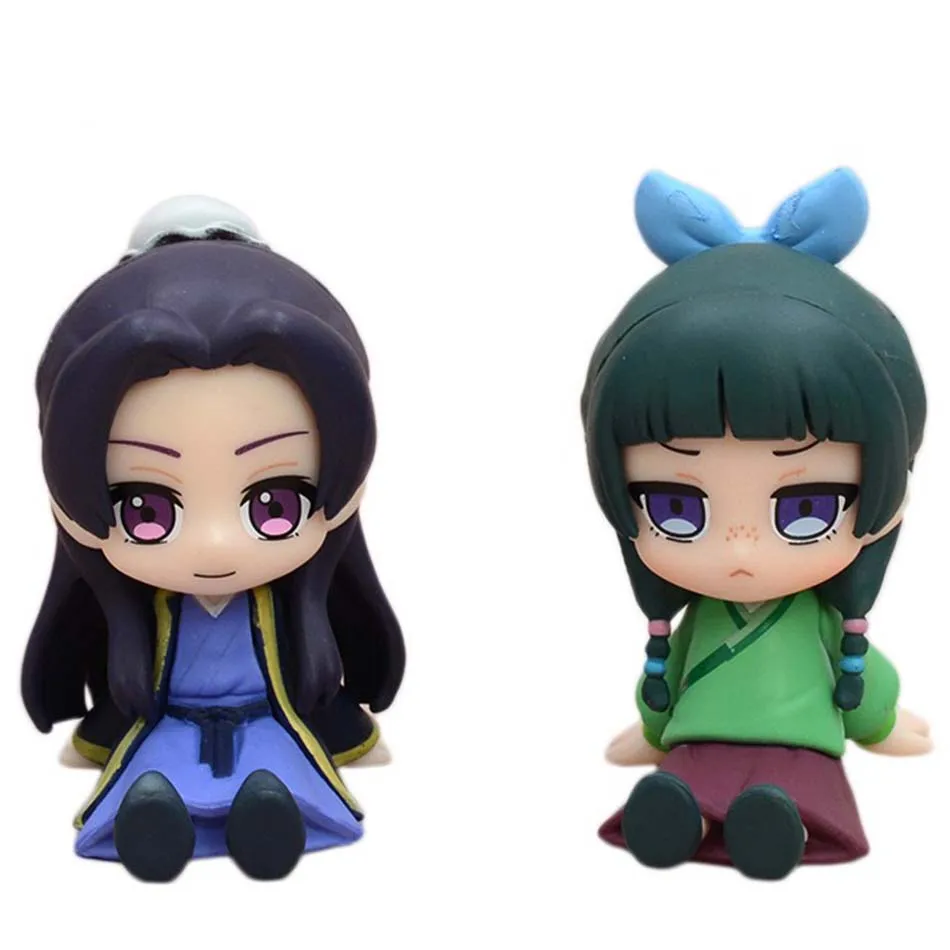 Novo o boticário diários maomao jinshi mini figura anime periferia kawaii sentado brinquedos desktop carro ornamentos modelo presentes