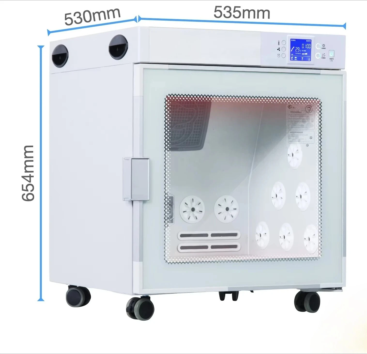 

Portable Pet Products Professional High Velocity Dog Pet Cat Hair Blower Force Groomers Dryer Box Grooming Machine