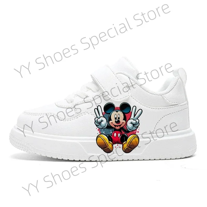 

Mickey Sneakers for Boys Kids Disney Kids Mickey Mouse Tennis Shoes Children Minnie Casual Sport Shoes Anime Mickey Sneakers