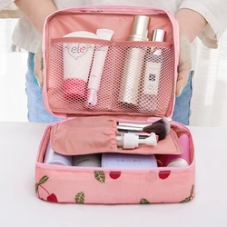 Hot-Sale Cosmetic Storage Bag Travel Bag Makeup Organizer Skincare Storage Zipper Bag 100% Good Rating 14 Colors